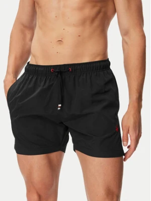Beverly Hills Polo Club Szorty kąpielowe P-SS26M-UNION-0499 Czarny Regular Fit