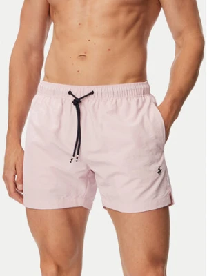 Beverly Hills Polo Club Szorty kąpielowe P-SS26M-UNION Różowy jasny Regular Fit