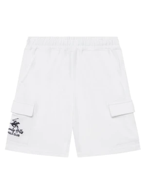 Beverly Hills Polo Club Szorty materiałowe 76B6SF0028T Biały Regular Fit