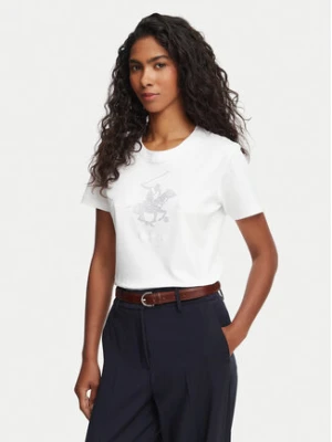 Beverly Hills Polo Club T-Shirt L1608-HR Biały Regular Fit
