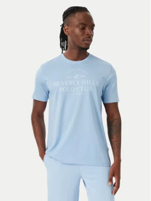 Beverly Hills Polo Club T-Shirt M1303 Niebieski jasny Regular Fit
