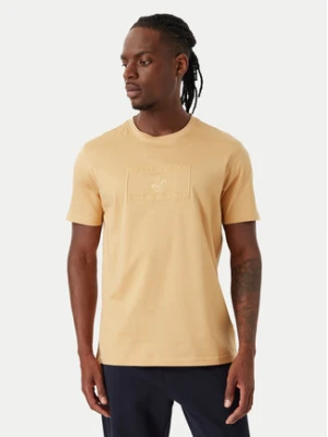 Beverly Hills Polo Club T-Shirt P-FW26M-TS1536 Beżowy Regular Fit