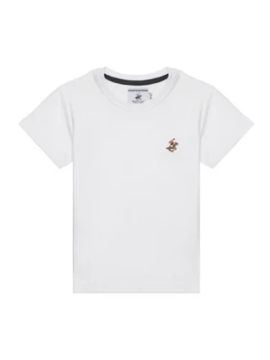 Beverly Hills Polo Club T-Shirt P-SS26B-TS0131 Biały Regular Fit