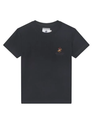 Beverly Hills Polo Club T-Shirt P-SS26B-TS0131 Granatowy Regular Fit