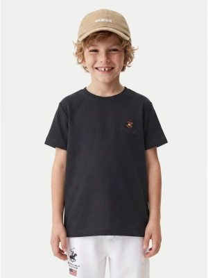 Beverly Hills Polo Club T-Shirt P-SS26B-TS0131 Granatowy Regular Fit