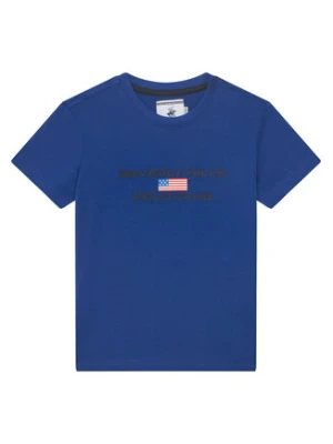 Beverly Hills Polo Club T-Shirt P-SS26B-TS0132 Niebieski Regular Fit