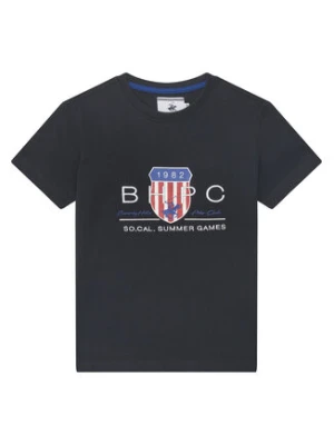 Beverly Hills Polo Club T-Shirt P-SS26B-TS414011 Granatowy Regular Fit