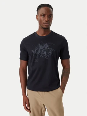 Beverly Hills Polo Club T-Shirt P-SS26M-TS101 Granatowy Regular Fit