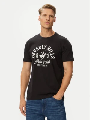 Beverly Hills Polo Club T-Shirt P-SS26M-TS1290 Czarny Regular Fit