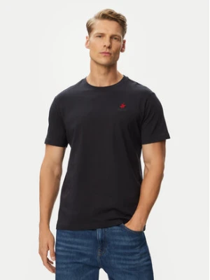 Beverly Hills Polo Club T-Shirt P-SS26M-TS41740 Granatowy Regular Fit