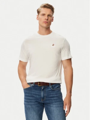 Beverly Hills Polo Club T-Shirt P-SS26M-TS450030WHT Biały Regular Fit