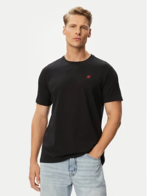 Beverly Hills Polo Club T-Shirt P-SS26M-TS5022 Czarny Regular Fit
