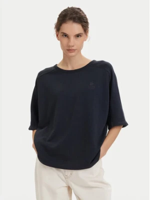 Beverly Hills Polo Club T-Shirt P-SS26W-TS0081 Granatowy Oversize