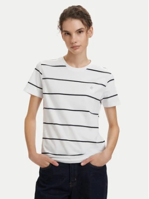 Beverly Hills Polo Club T-Shirt P-SS26W-TS0162 Biały Regular Fit