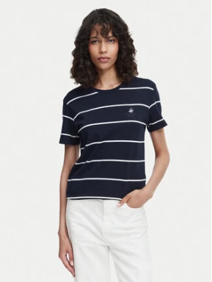 Beverly Hills Polo Club T-Shirt P-SS26W-TS0162 Granatowy Regular Fit