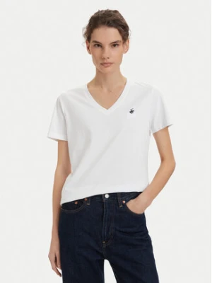Beverly Hills Polo Club T-Shirt P-SS26W-TS516518 Biały Regular Fit