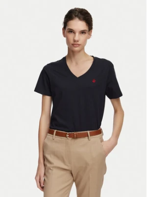 Beverly Hills Polo Club T-Shirt P-SS26W-TS516518 Granatowy Regular Fit