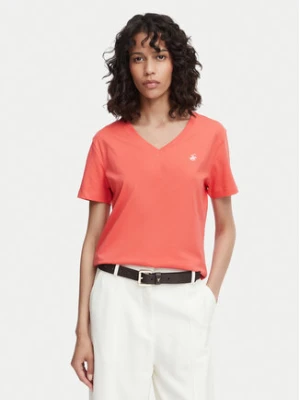 Beverly Hills Polo Club T-Shirt P-SS26W-TS516518 Koralowy Regular Fit
