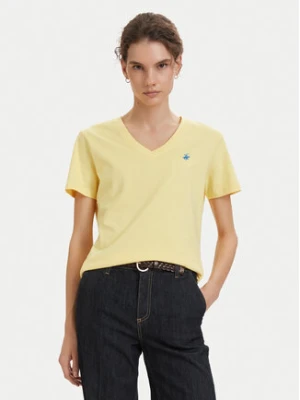 Beverly Hills Polo Club T-Shirt P-SS26W-TS5165188 Żółty Regular Fit
