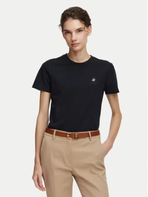 Beverly Hills Polo Club T-Shirt P-SS26W-TS516523 Granatowy Regular Fit