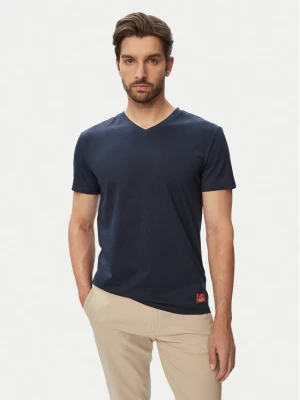 Beverly Hills Polo Club T-Shirt W126-BHMTS-1019-19X Granatowy Regular Fit