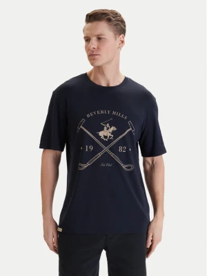 Beverly Hills Polo Club T-Shirt W126-BHMTS-1020-19P Granatowy
