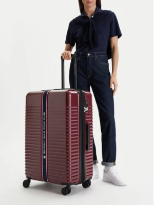 Beverly Hills Polo Club Walizka duża CEO-BHPC-L-007-08-BURGUNDY Bordowy