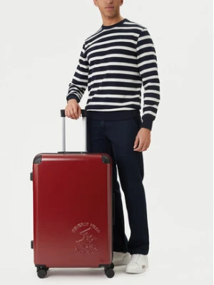 Beverly Hills Polo Club Walizka duża CEO-BHPC-L-010-09-RED Czerwony