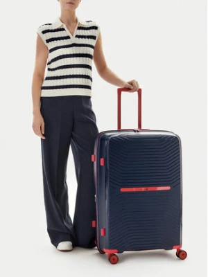 Beverly Hills Polo Club Walizka duża CEO-BHPC-WAL-005-L Granatowy