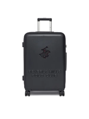 Beverly Hills Polo Club Walizka średnia CEO-BHPC-M-002-08-NAVY Granatowy