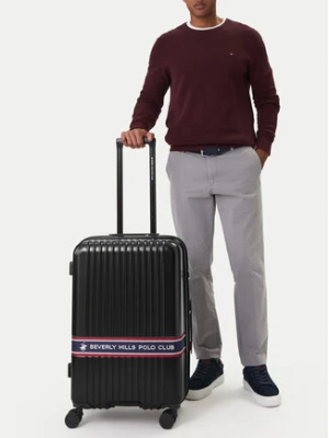 Beverly Hills Polo Club Walizka średnia CEO-BHPC-M-005-08-BLACK Czarny