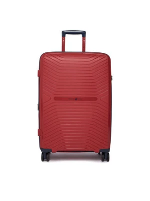 Beverly Hills Polo Club Walizka średnia CEO-BHPC-WAL-006-M Czerwony