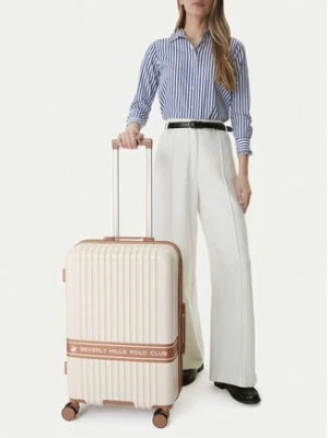 Beverly Hills Polo Club Walizka średnia CEO-BHPC-WAL-008-M Beżowy