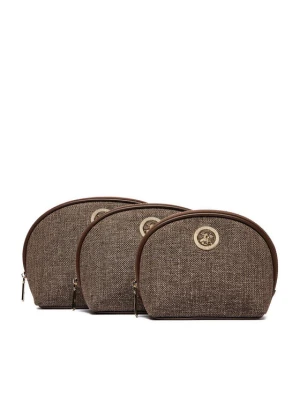 Beverly Hills Polo Club Zestaw kosmetyczek CWBEO-BHPC-U1-002-AW26 (3-PACK) Brązowy