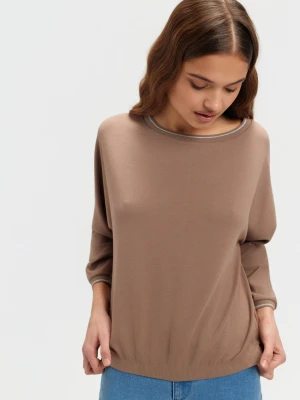 Zdjęcie produktu Bezowa bluza basic TOP SECRET Beżowy