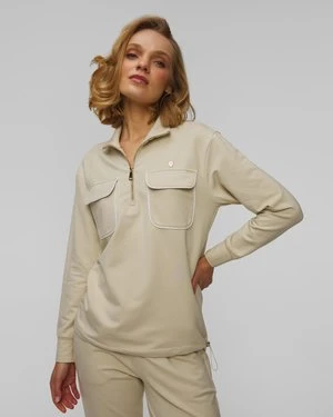 Beżowa Bluza Damska Aeronautica Militare