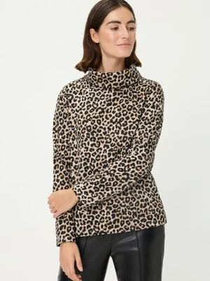 Beżowa bluza damska w panterkę – Urban Wild Olsen