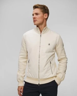 Beżowa bluza rozpinana męska Hugo Boss C-Darmando