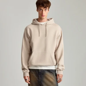 Beżowa bluza z kapturem basic House