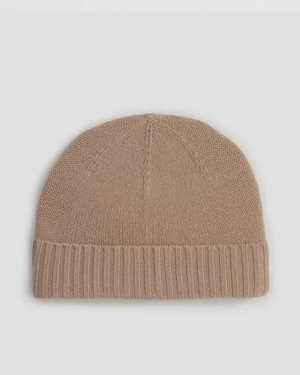 Beżowa Czapka Kaszmirowa Damska Allude