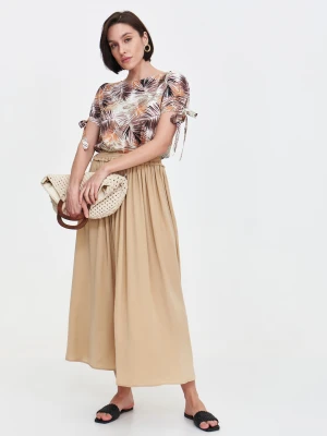 Beżowa długa spódnica Top Secret