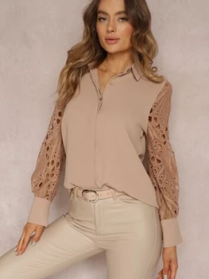 Beżowa Koszula Apostoros elsa.m by may