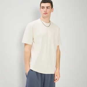 Beżowa koszulka basic z okrągłym dekoltem House