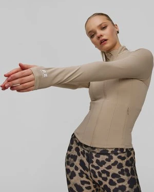 Beżowa kurtka sportowa damska Pe Nation Breakthrough Jacket
