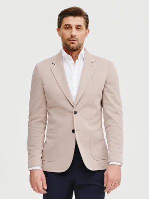 Beżowa marynarka melanż Pako Lorente