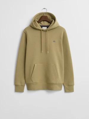 Beżowa męska bluza z kapturem GANT