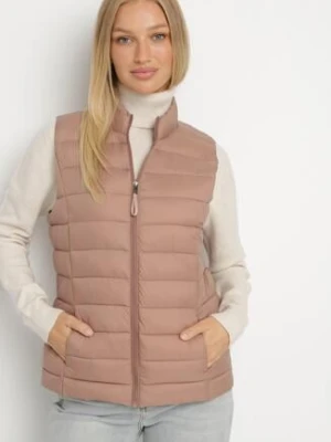 Beżowa Pikowanana Kamizelka Sifitta j.style