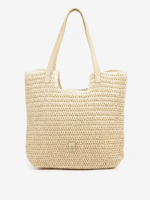 Beżowa Pleciona Torebka Shopper Feleindra Caely