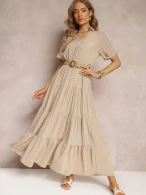 Beżowa Sukienka Pelletier