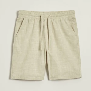 Beżowe bawełniane szorty na gumce House